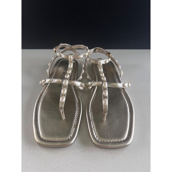STUART WEITZMAN PEARLITA SANDALS FLATS SIZE 8 - Picture 3 of 8